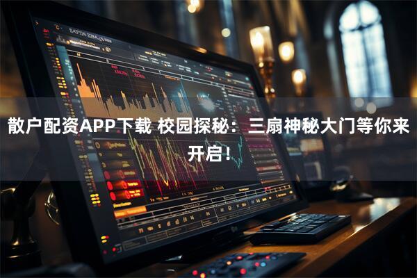 散户配资APP下载 校园探秘：三扇神秘大门等你来开启！